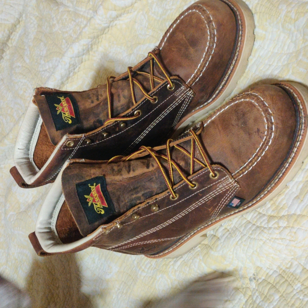 Thorogood steel toe boots